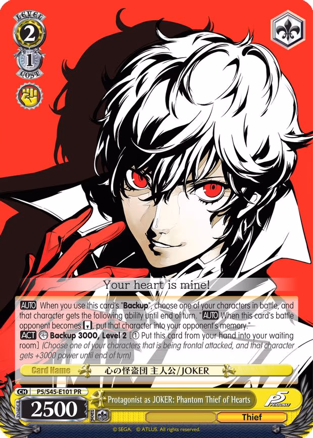 Protagonist as JOKER: Phantom Thief of Hearts