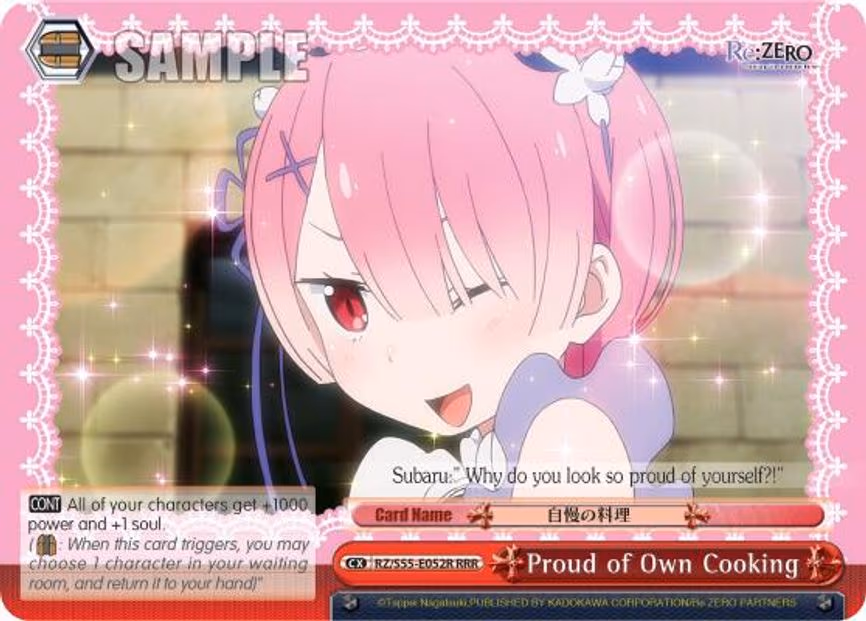 Proud of Own Cooking