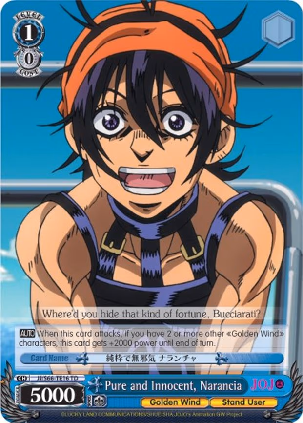 Pure and Innocent, Narancia