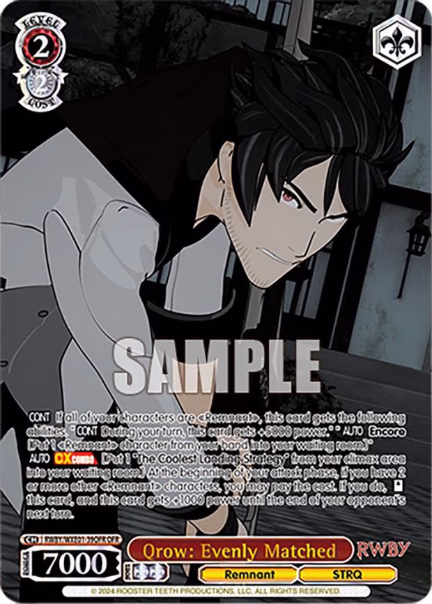 Qrow: Evenly Matched