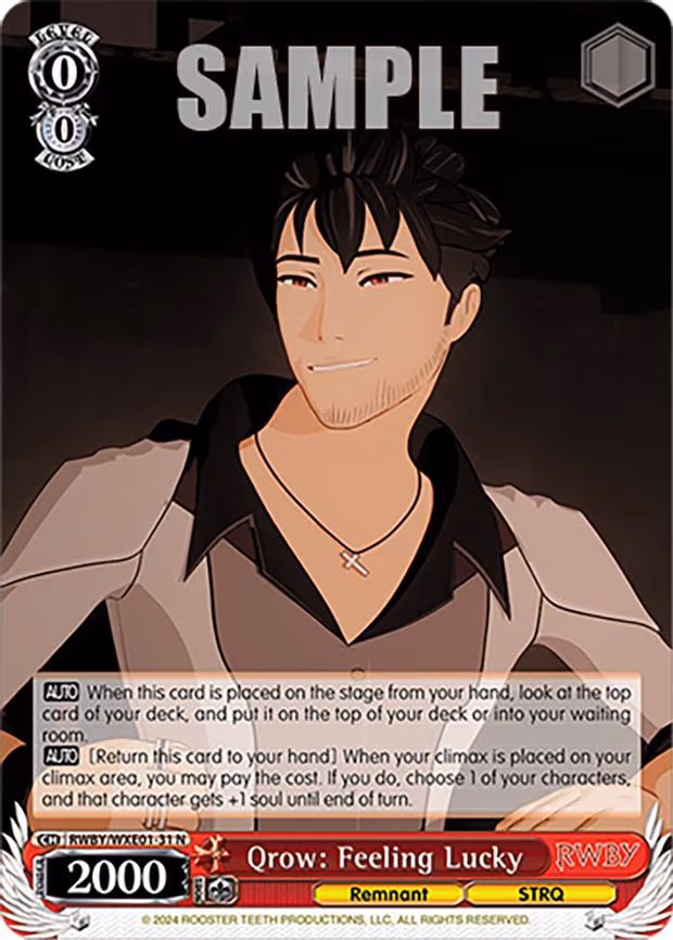 Qrow: Feeling Lucky - Normal (RWBY/WXE01-31 N)