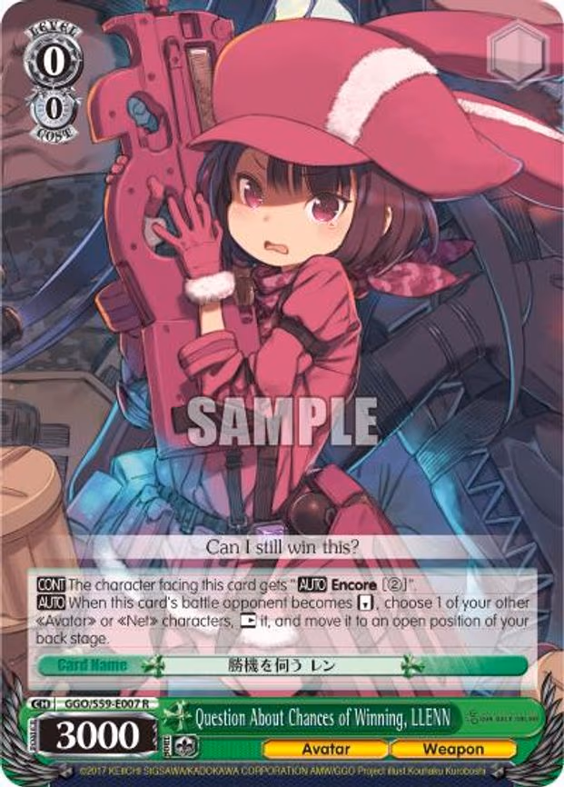 Question About Chances of Winning, LLENN
