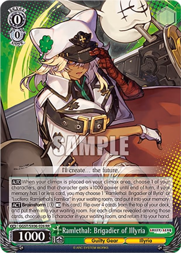 Ramlethal: Brigadier of Illyria - Double Rare (GGST/SX06-026 RR)