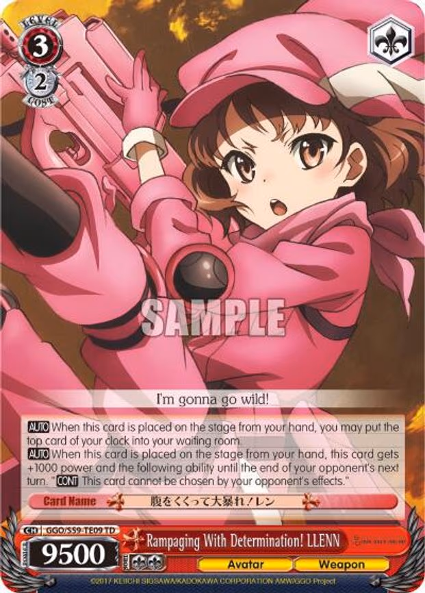 Rampaging With Determination! LLENN