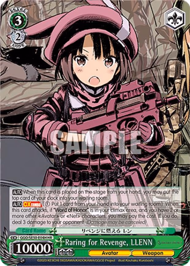 Raring for Revenge, LLENN