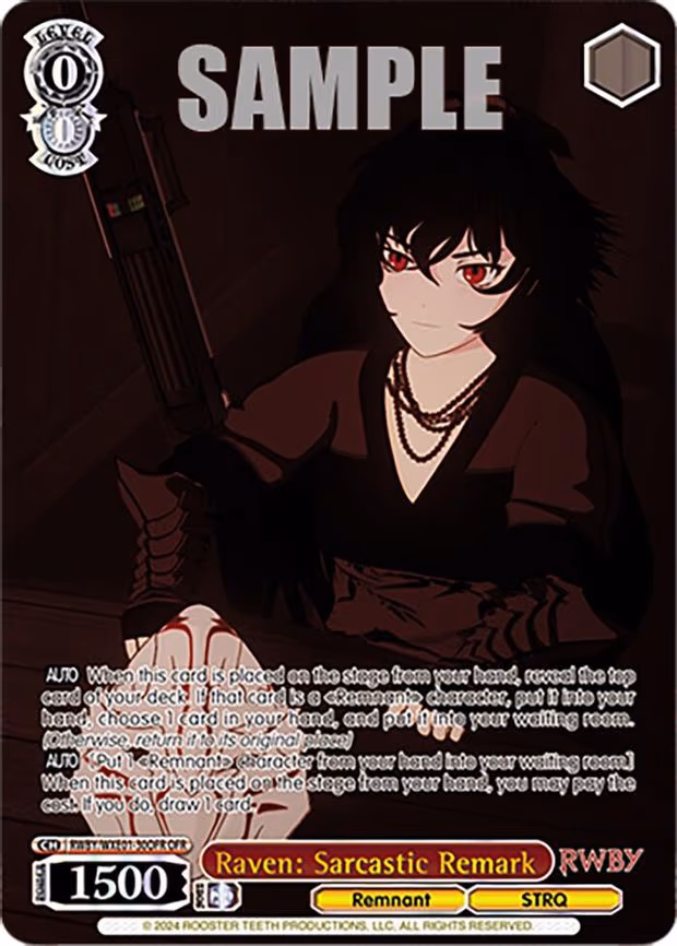 Raven: Sarcastic Remark