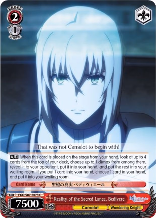 Reality of the Sacred Lance, Bedivere
