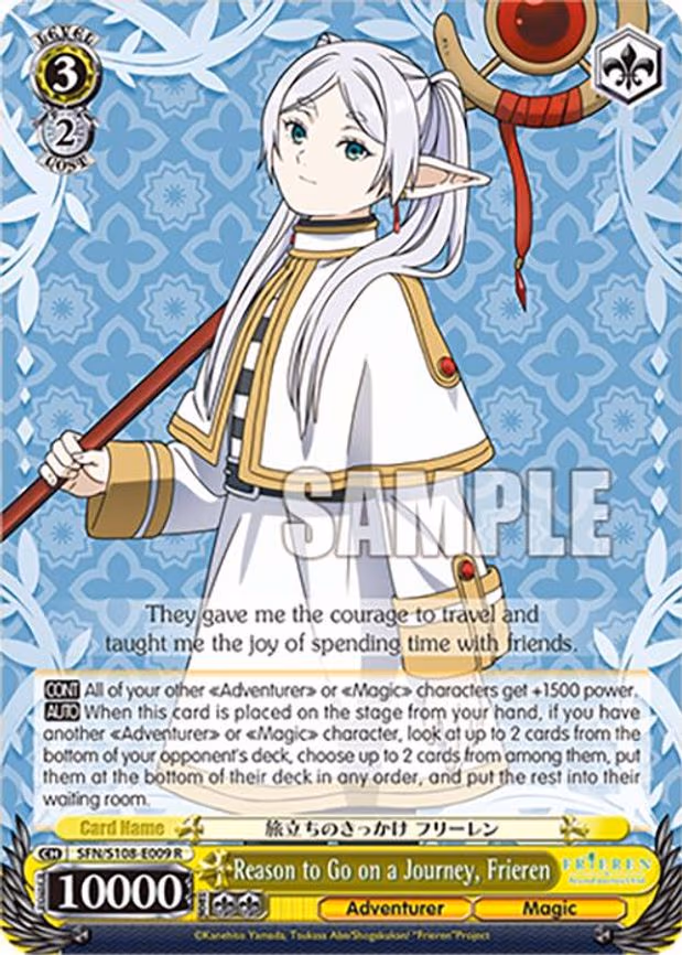 Reason to Go on a Journey, Frieren