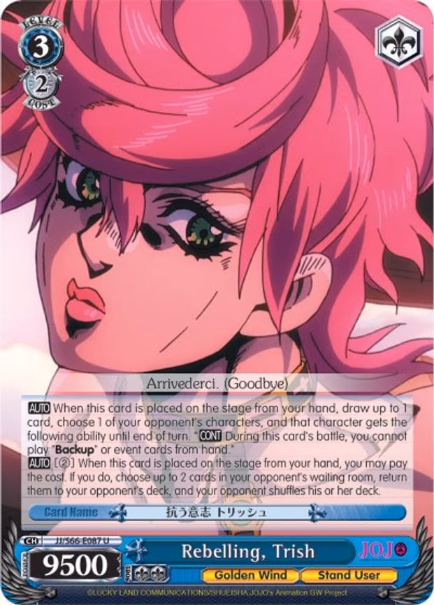 Rebelling, Trish