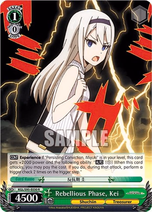 Rebellious Phase, Kei