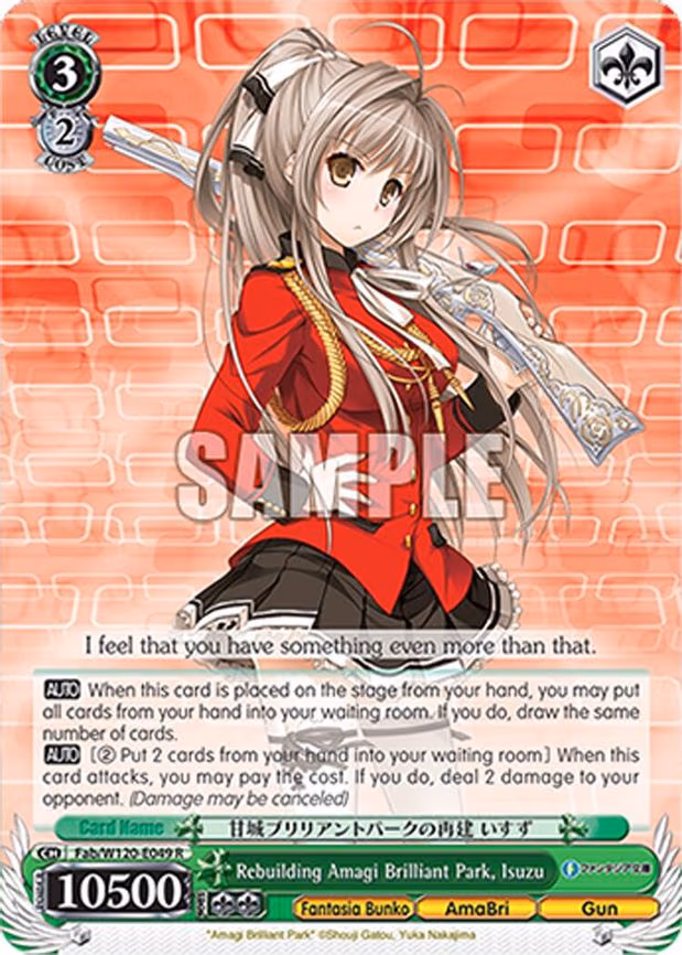 Rebuilding Amagi Brilliant Park, Isuzu