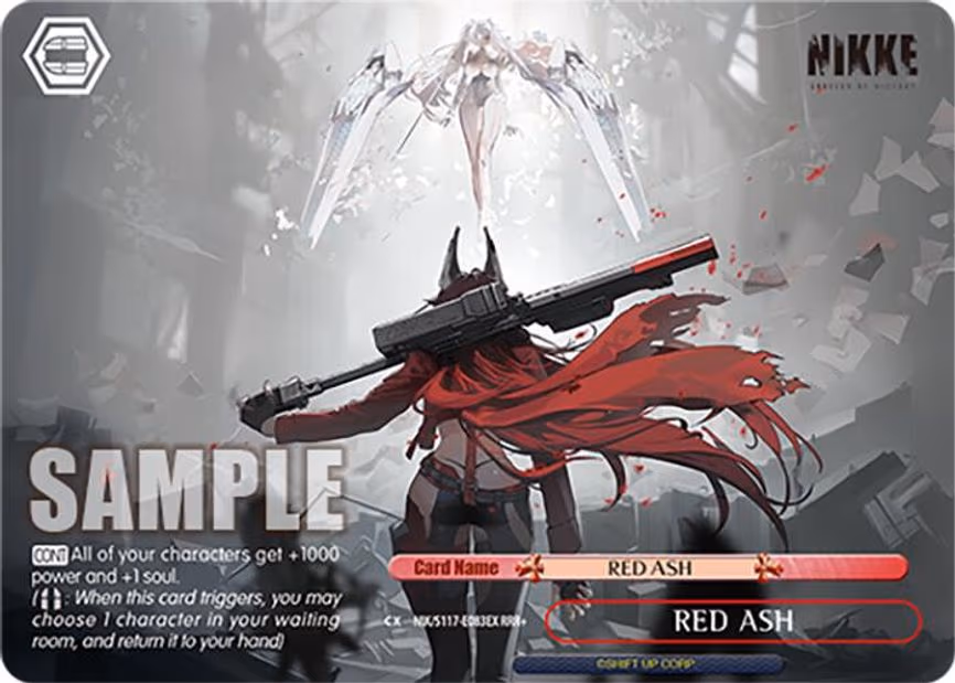 RED ASH (RRR+) - Triple Rare Plus (NIK/S117-E083EX RRR+)