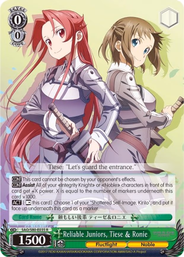 Reliable Juniors, Tiese & Ronie