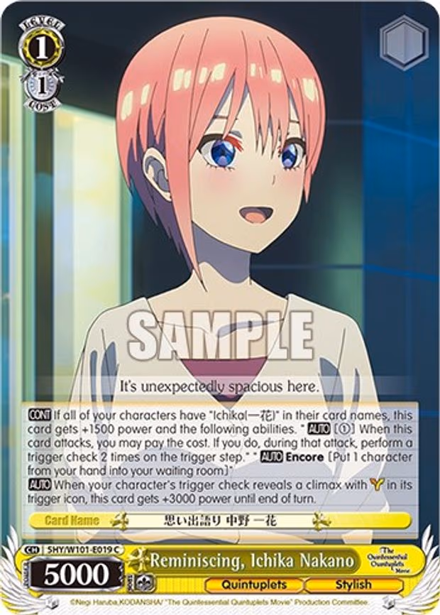 Reminiscing, Ichika Nakano