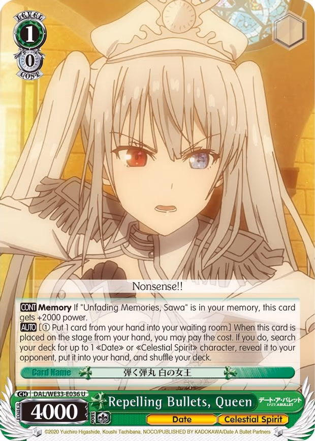 Repelling Bullets, Queen