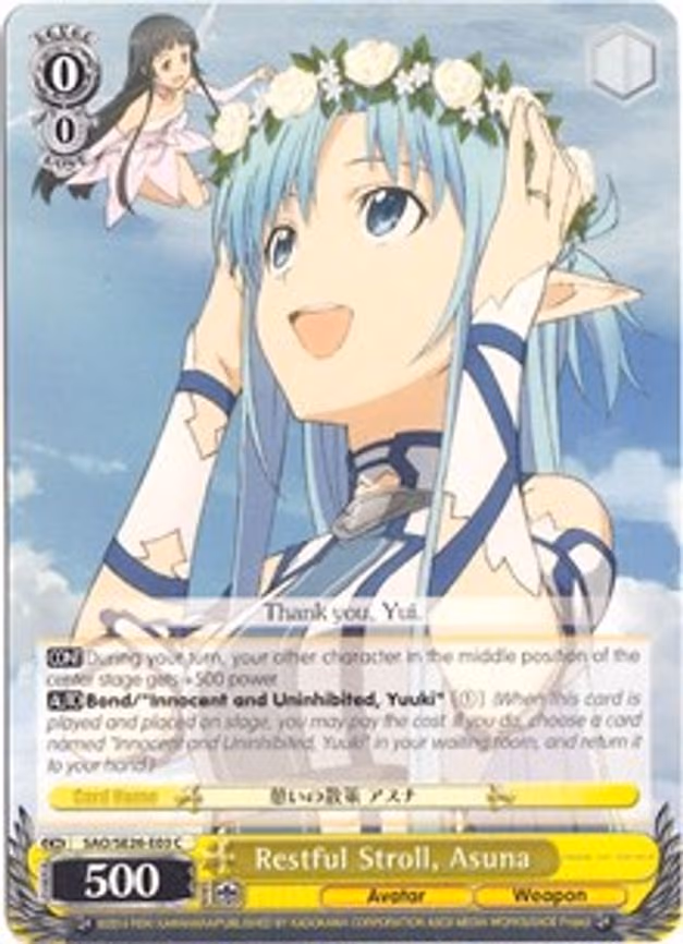 Restful Stroll, Asuna
