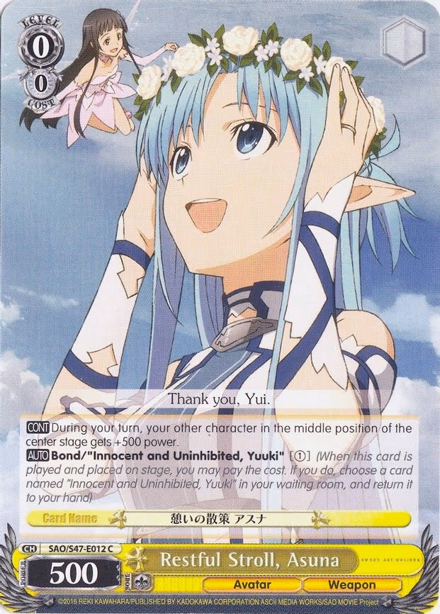 Restful Stroll, Asuna