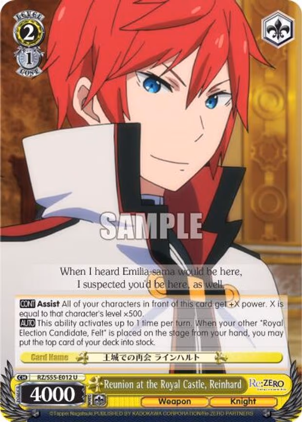 Reunion at the Royal Castle, Reinhard