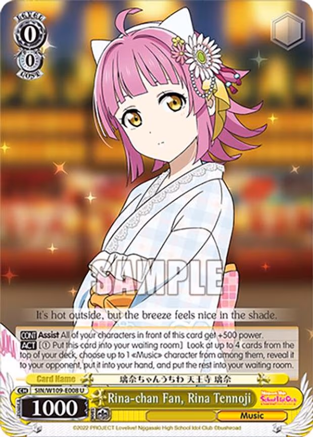 Rina-chan Fan, Rina Tennoji