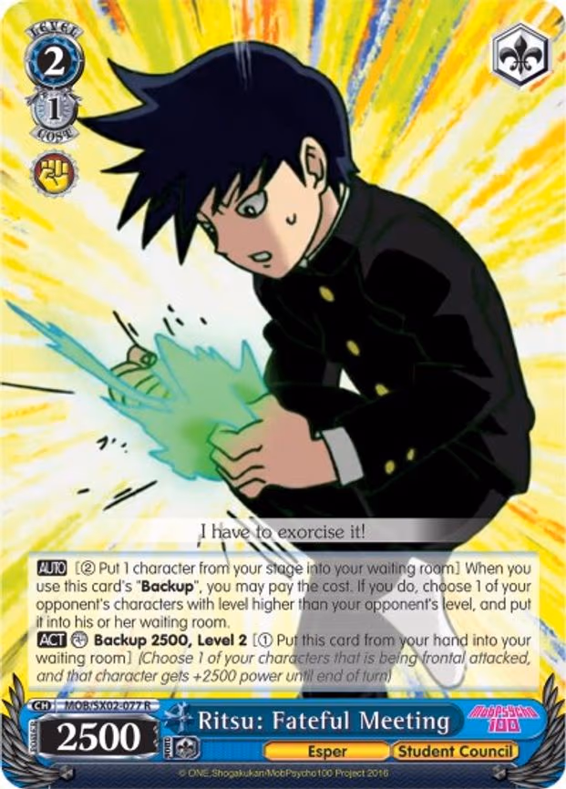 Ritsu: Fateful Meeting - Rare (MOB/SX02-077 R)
