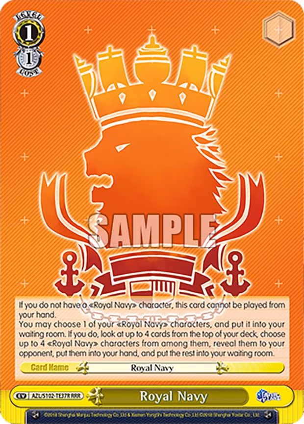 Royal Navy - Triple Rare (AZL/S102-TE37R RRR)