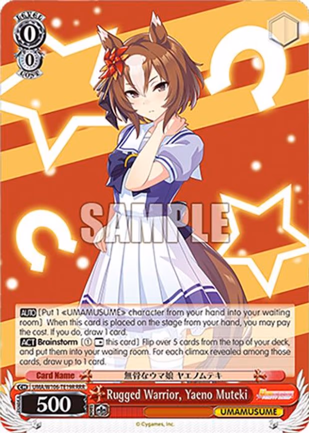 Rugged Warrior, Yaeno Muteki - Triple Rare (UMA/W106-TE19R)