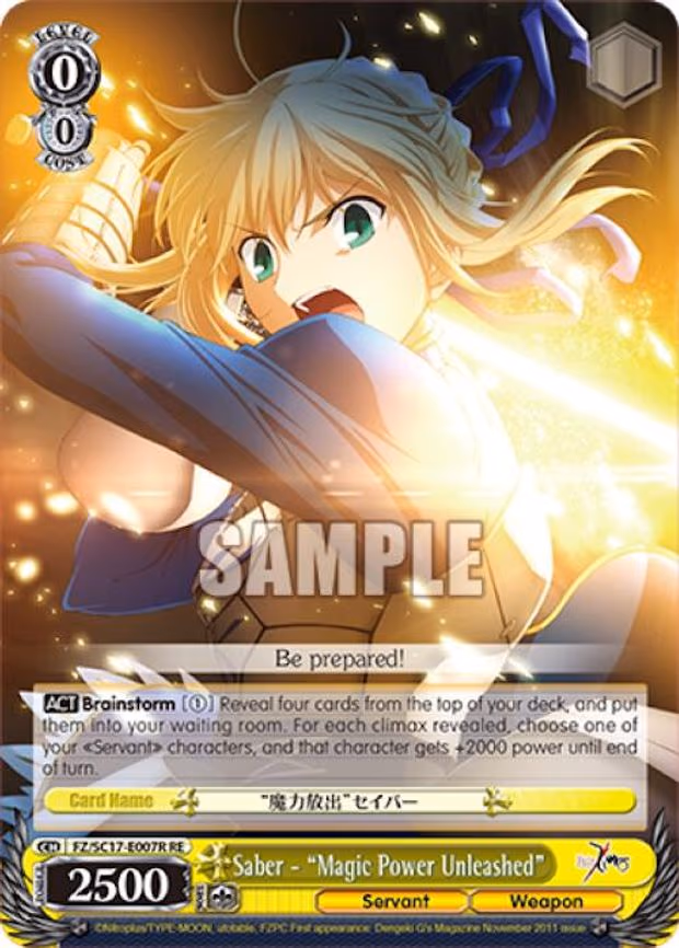 Saber - "Magic Power Unleashed"