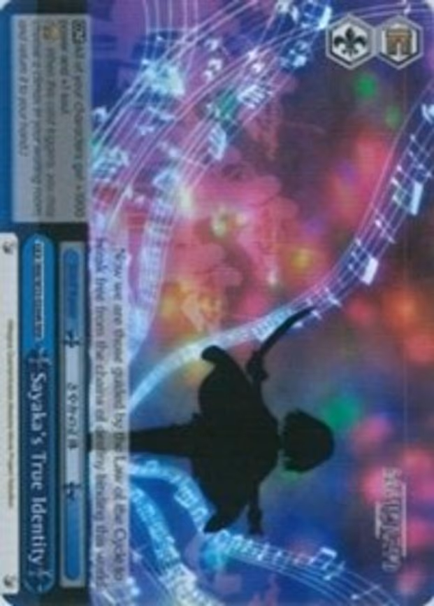 Sayaka's True Identity - Triple Rare (MM/W35-E099R RRR)