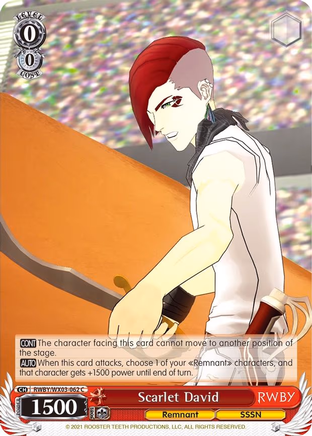 Scarlet David - Common (RWBY/WX03-062 C)