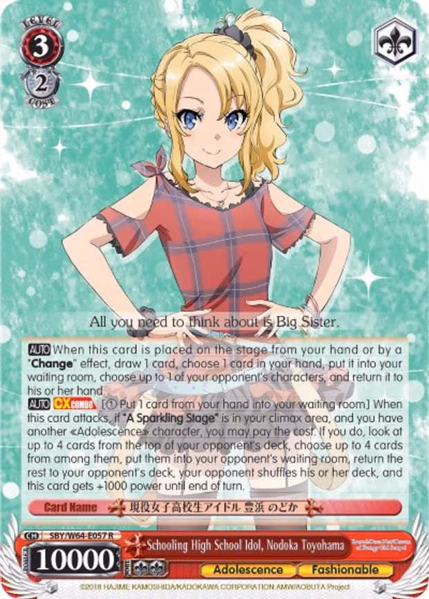 Schooling High School Idol, Nodoka Toyohama