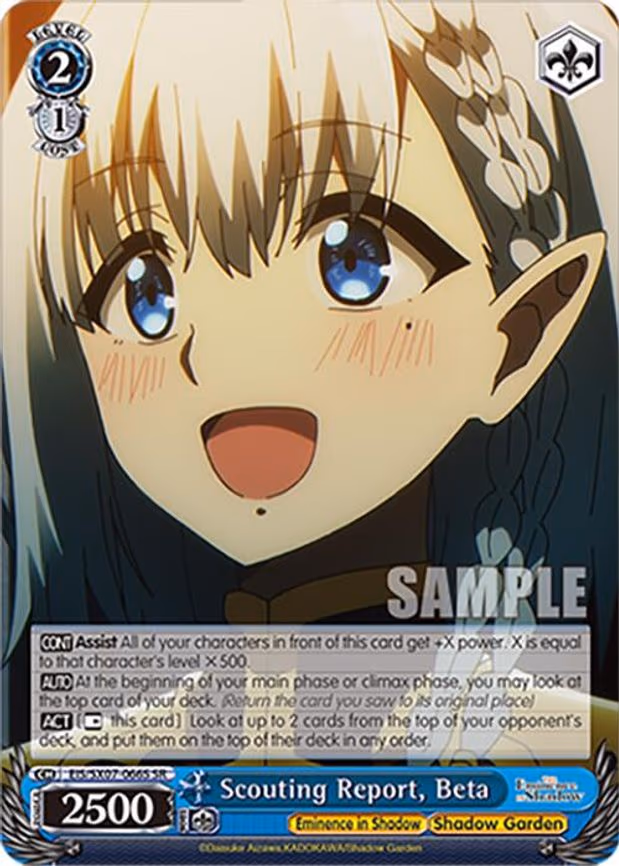 Scouting Report, Beta