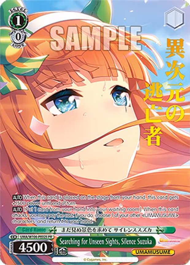 Searching for Unseen Sights, Silence Suzuka - Promo (UMA/W106-PE02S)