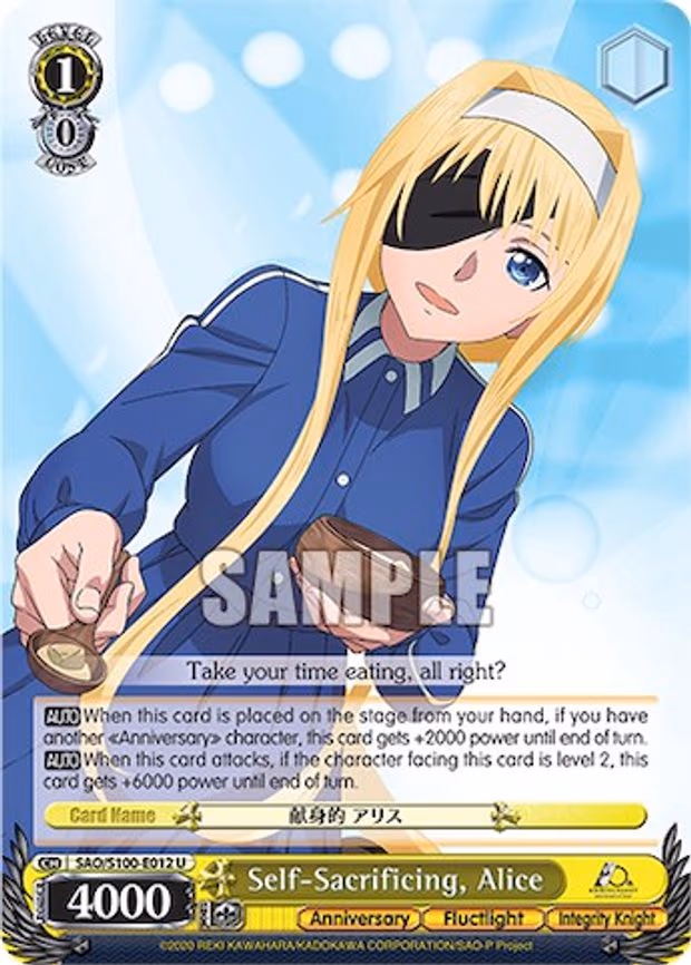 Self-Sacrificing, Alice