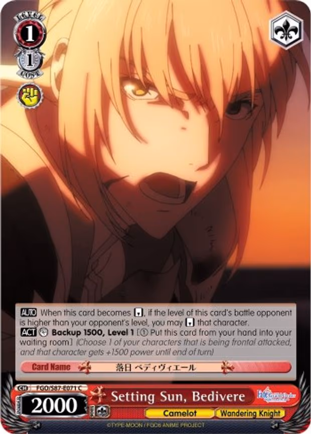 Setting Sun, Bedivere