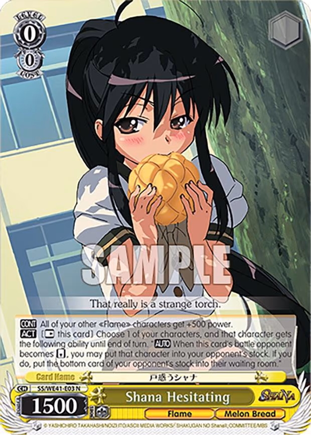 Shana Hesitating