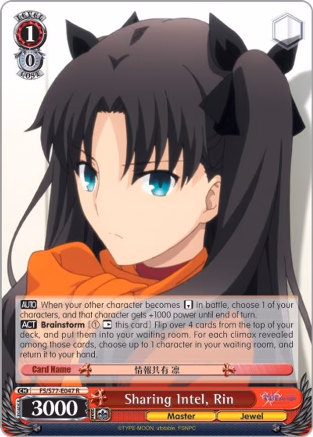 Sharing Intel, Rin