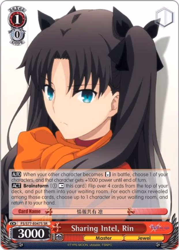Sharing Intel, Rin