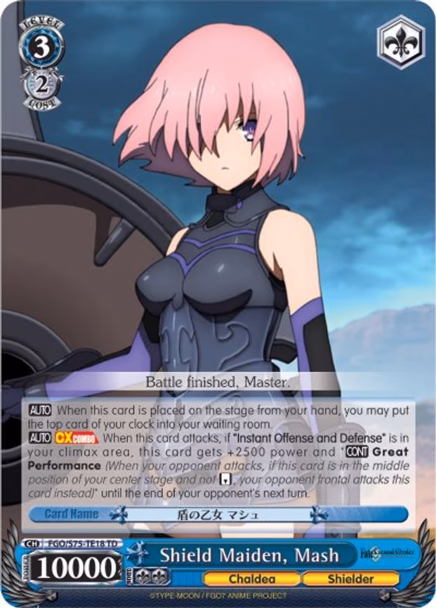 Shield Maiden, Mash