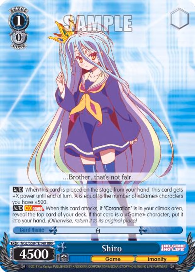 Shiro - Triple Rare (NGL/S58-TE14R RRR)