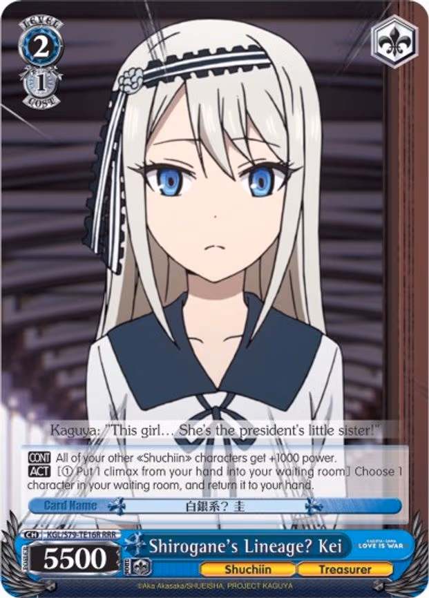 Shirogane's Lineage? Kei