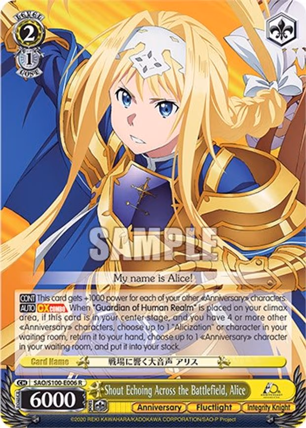 Shout Echoing Across the Battlefield, Alice