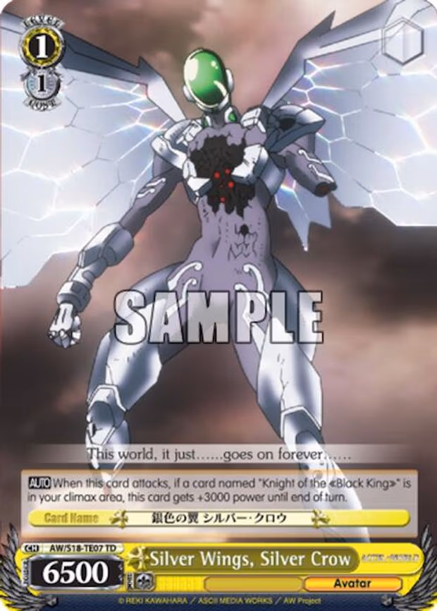Silver Wings, Silver Crow