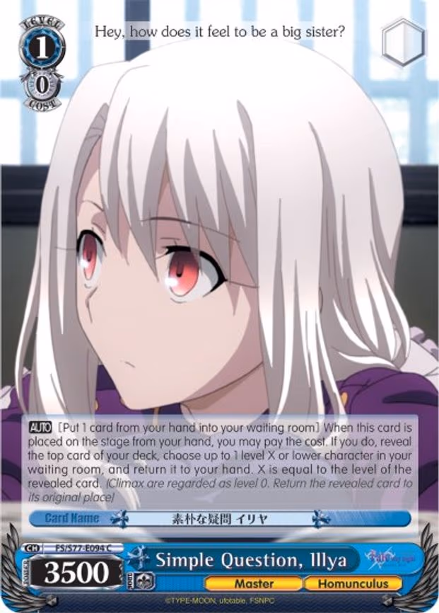 Simple Question, Illya