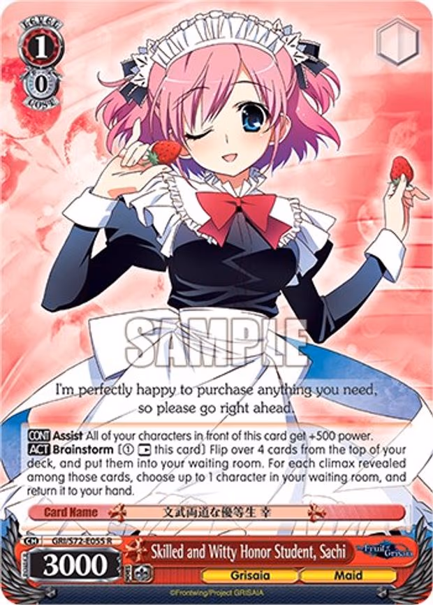 Skilled and Witty Honor Student, Sachi