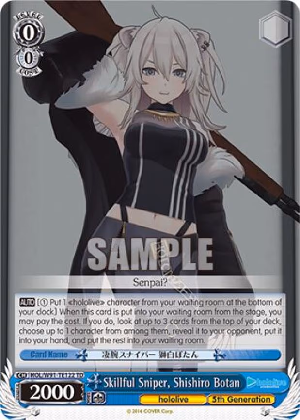 Skillful Sniper, Shishiro Botan