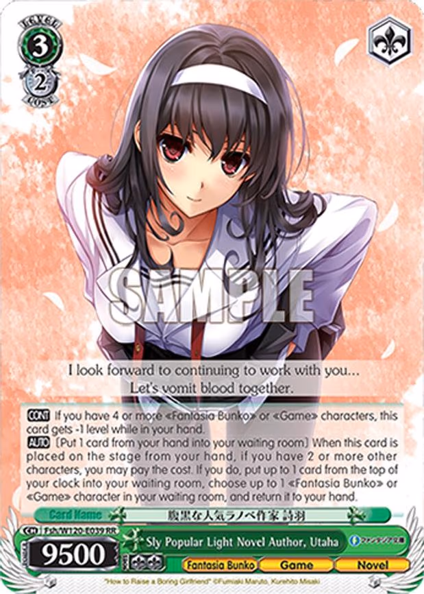 Sly Popular Light Novel Author, Utaha