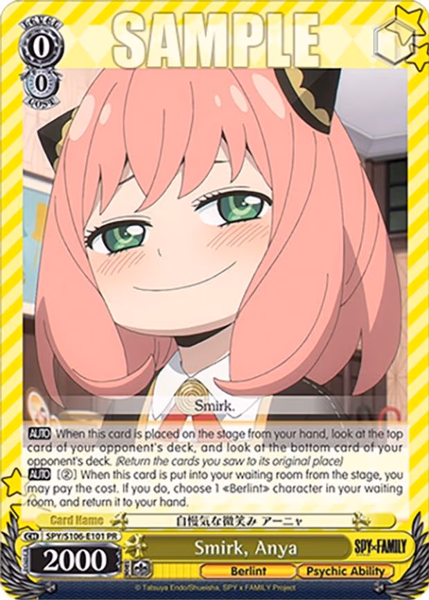 Smirk, Anya - Promo (SPY/S106-E101 PR)