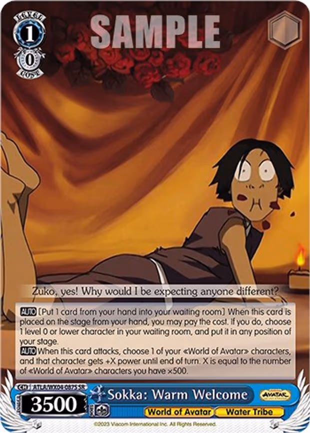 Sokka: Warm Welcome