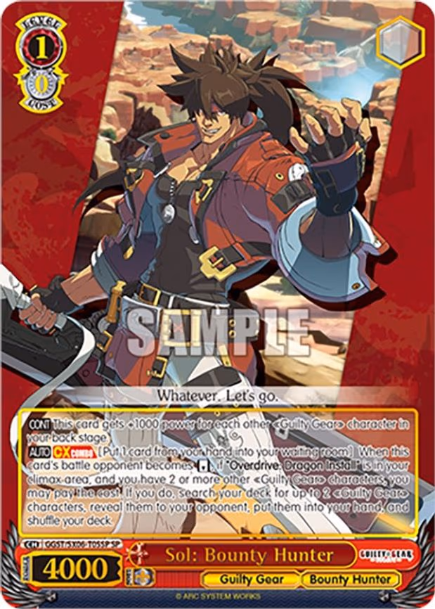 Sol: Bounty Hunter - Special Rare (GGST/SX06-T05SP SP)