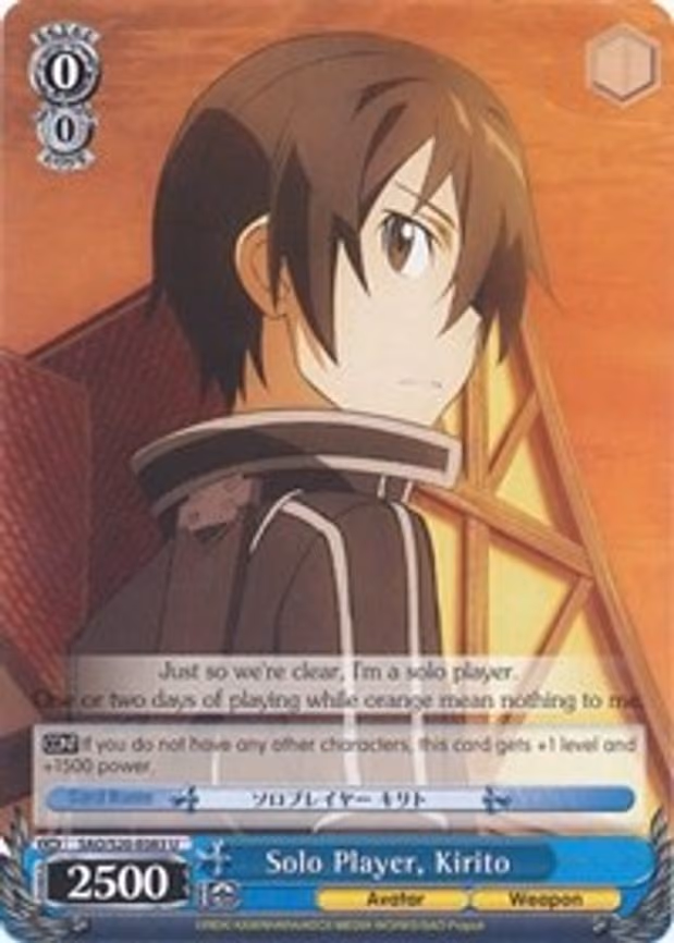 Solo Player, Kirito